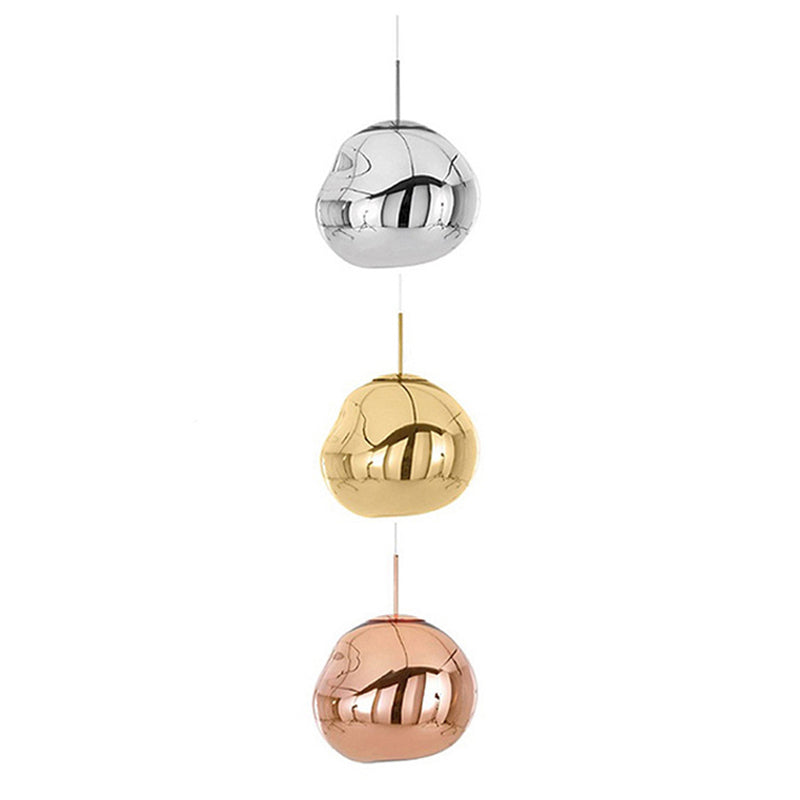 Contemporary Glass Ceiling Fixture - LunaLux Design