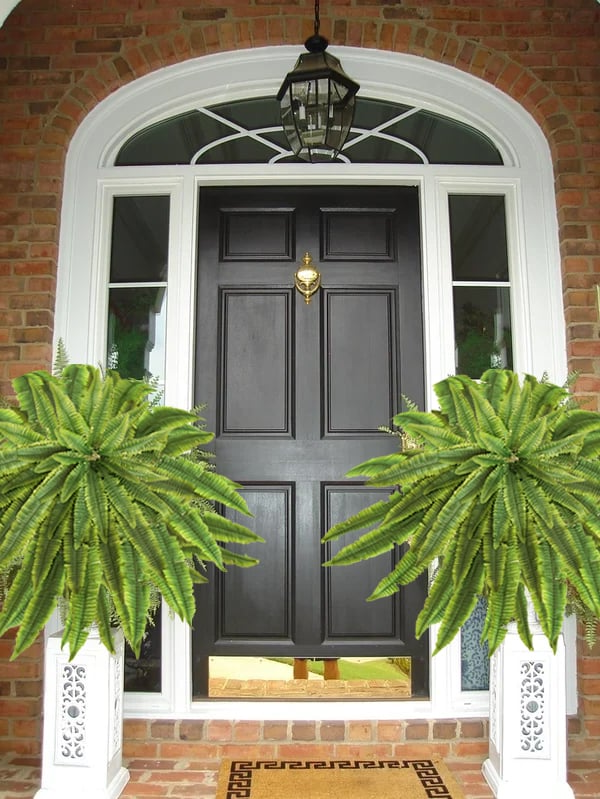 UV Resistant Faux Boston Fern | Realistic, Waterproof & No-Maintenance Outdoor Greenery