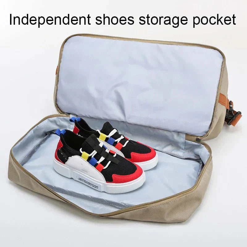 Lightweight Gym & Travel Duffel with Shoe and Wet-Dry Compartments