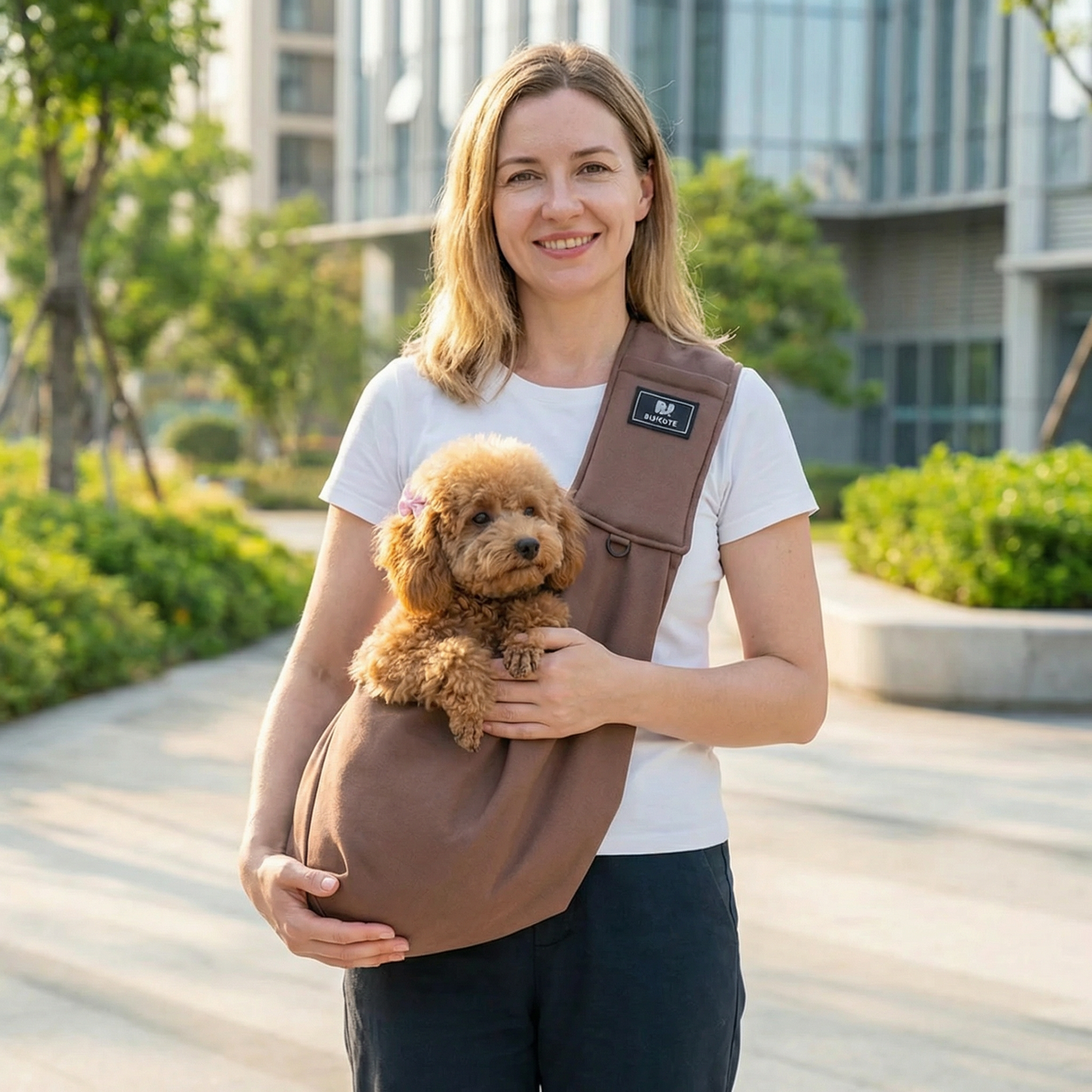 Breathable, Water-Resistant Dog Shoulder Backpack for Easy Transport
