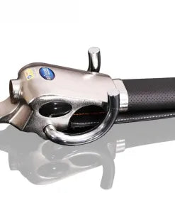 Foldable Anti-Theft Steering Wheel Bar with Built-In Alarm System