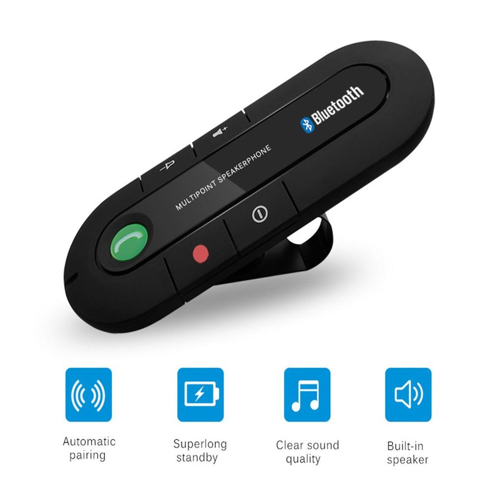 Bluetooth Car Speakerphone with Hands-Free Calling
