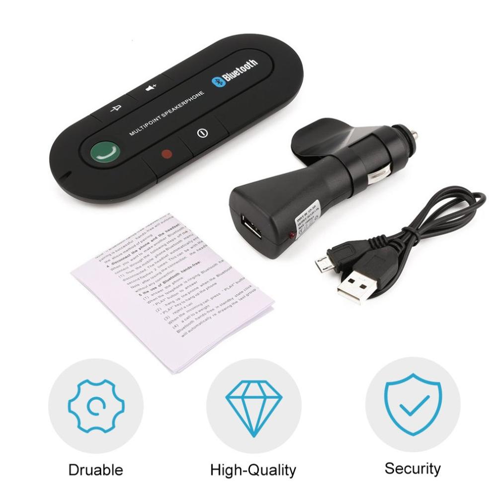 Bluetooth Car Speakerphone with Hands-Free Calling