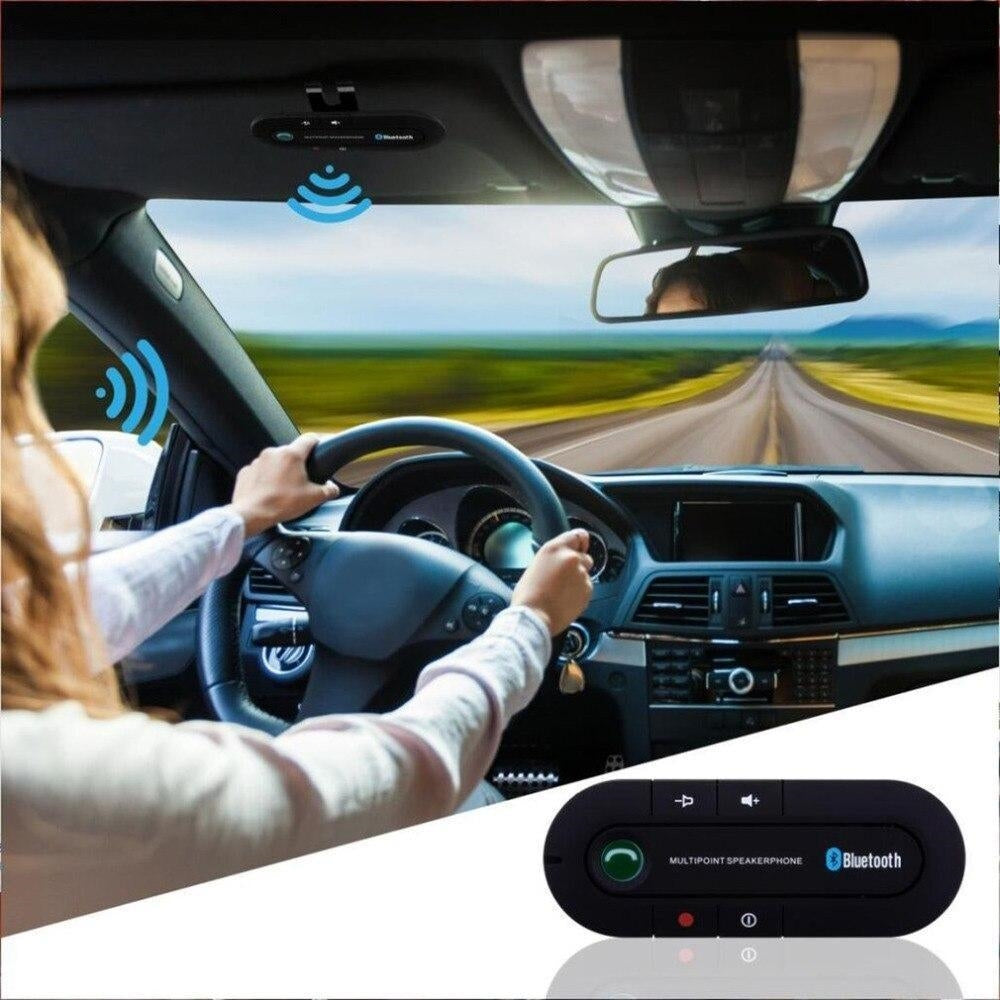 Bluetooth Car Speakerphone with Hands-Free Calling
