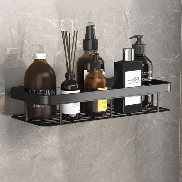 Metal Suction Cup Shelves for Bathrooms