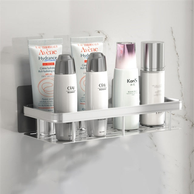 Metal Suction Cup Shelves for Bathrooms