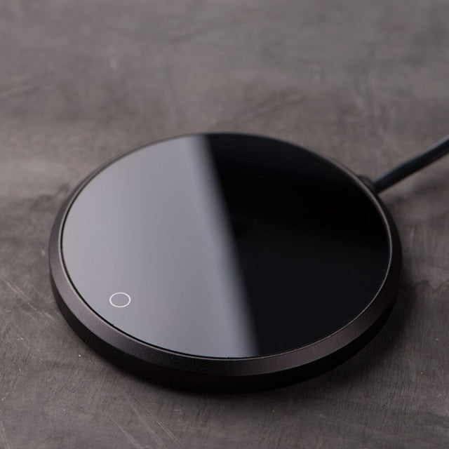 Elegant Smart Ceramic Mug Warmer Coaster with Temperature Control