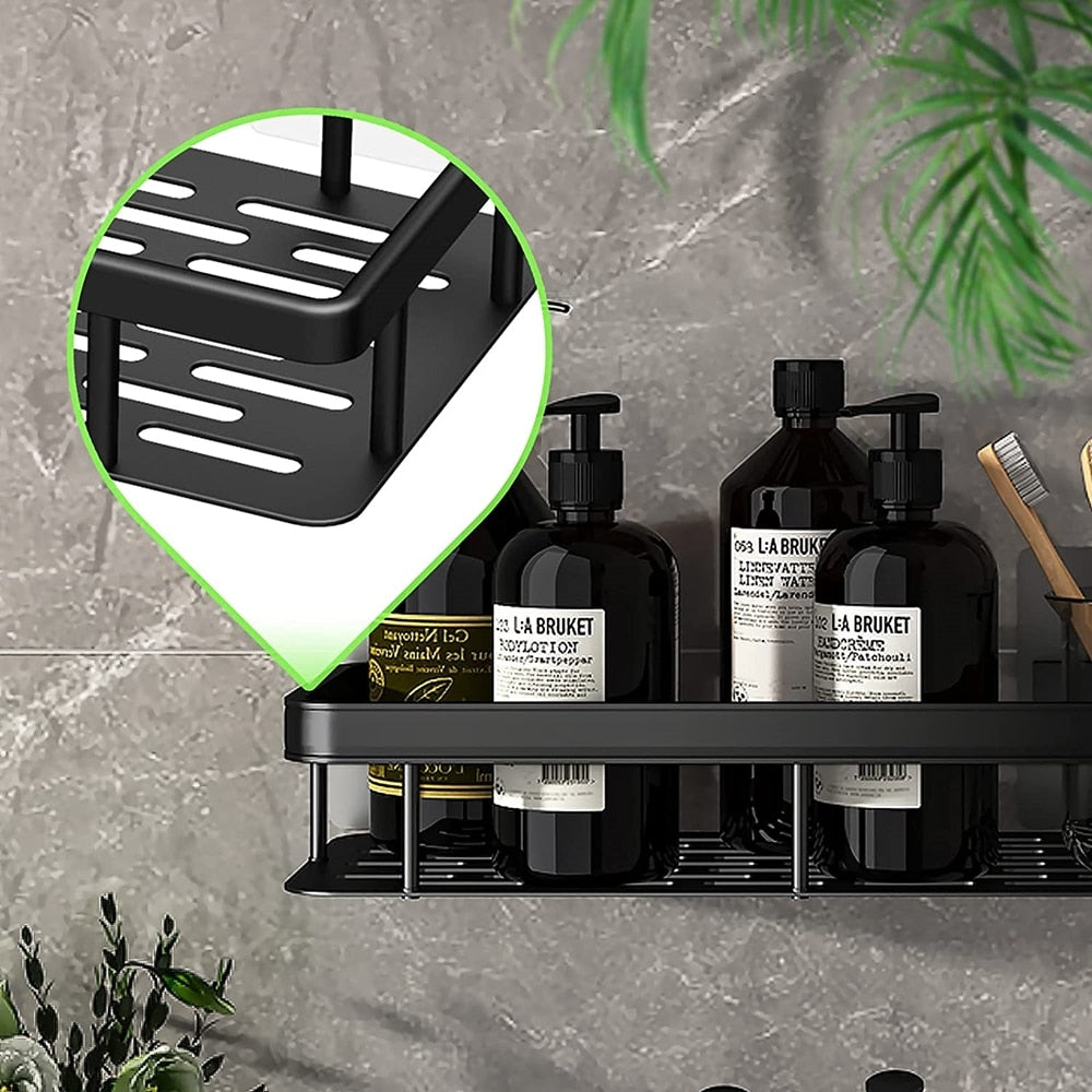 Metal Suction Cup Shelves for Bathrooms