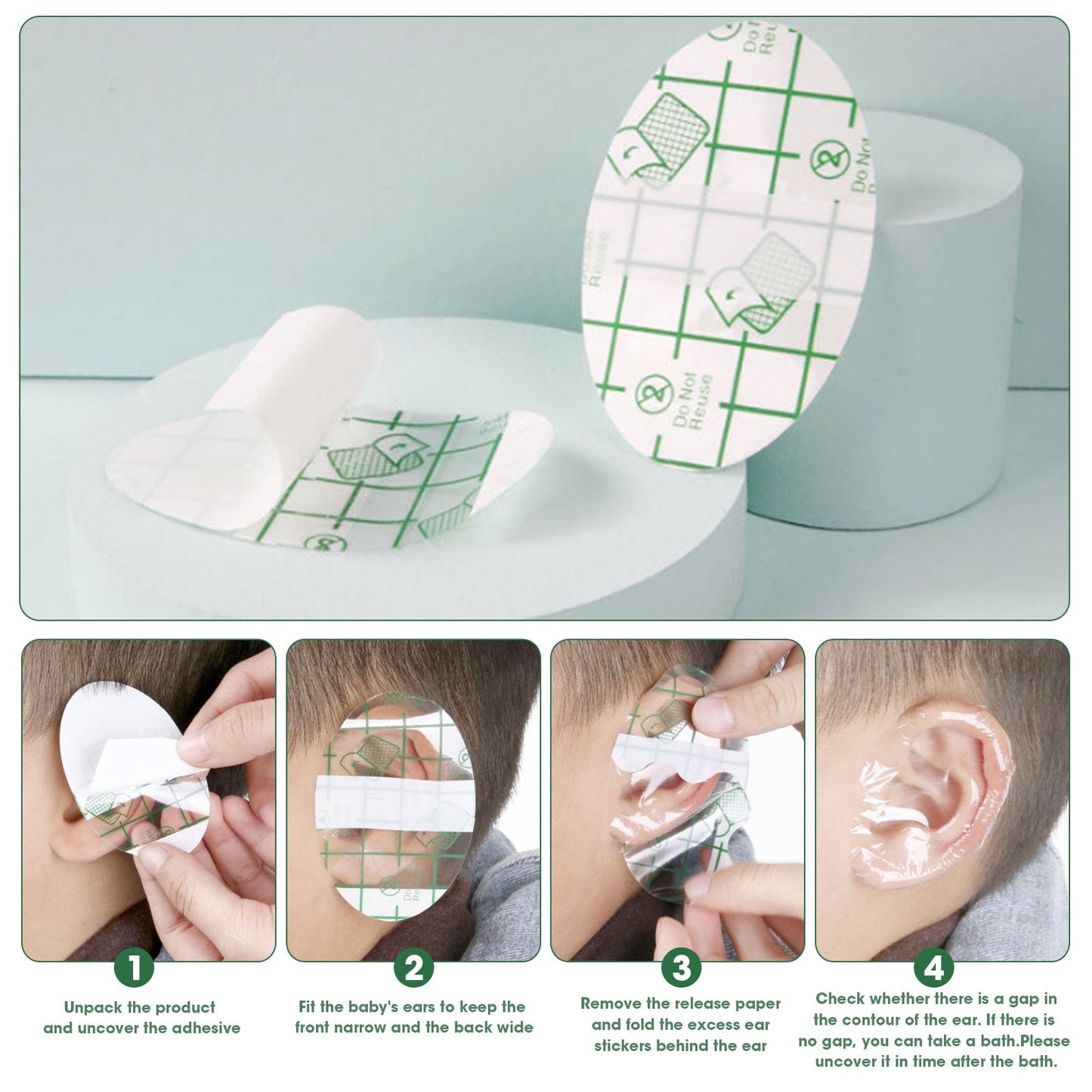 Disposable Waterproof Earplugs for Swimming and Bathing