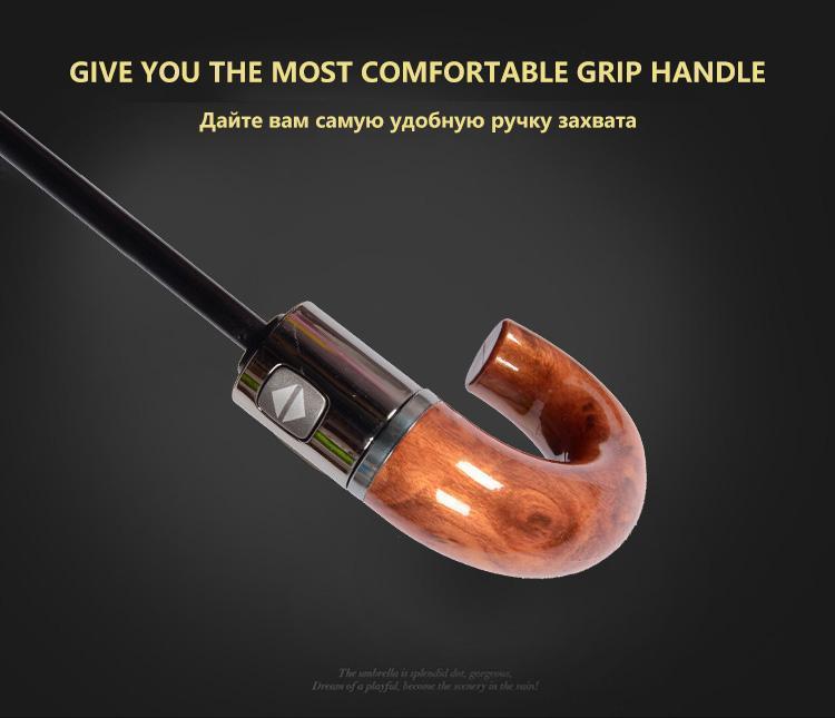 Automatic Windproof Classic English Umbrella with Premium Design