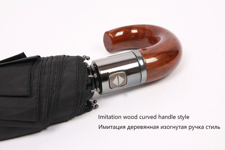 Automatic Windproof Classic English Umbrella with Premium Design