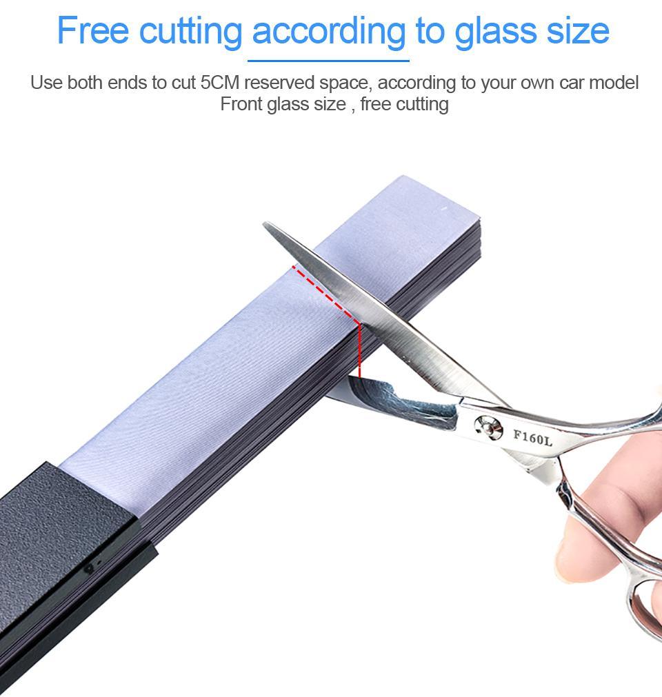 Retractable Sun Shade for Car Windshield