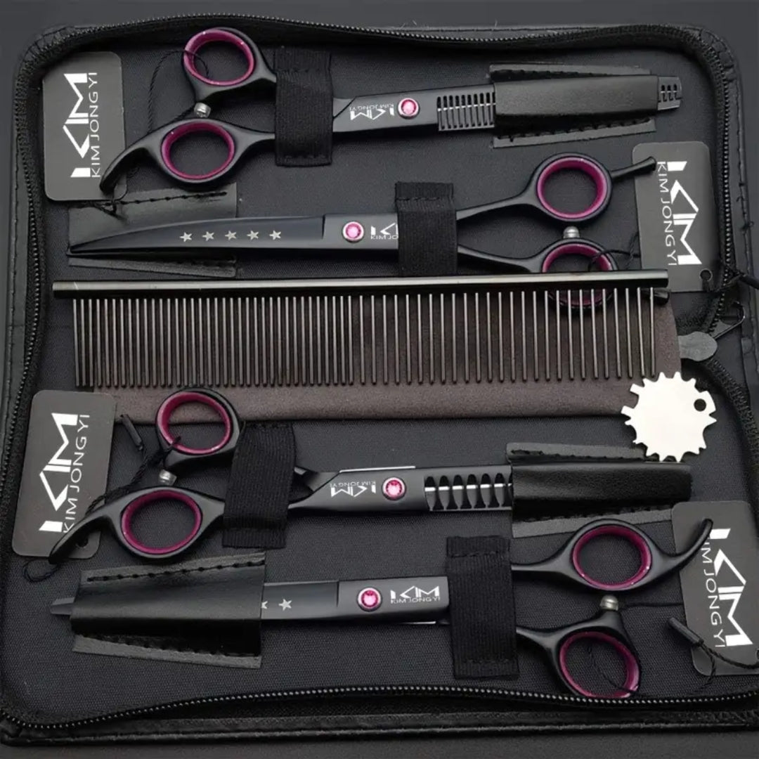 Precision Dog Grooming Shears Set for Salon-Quality Results