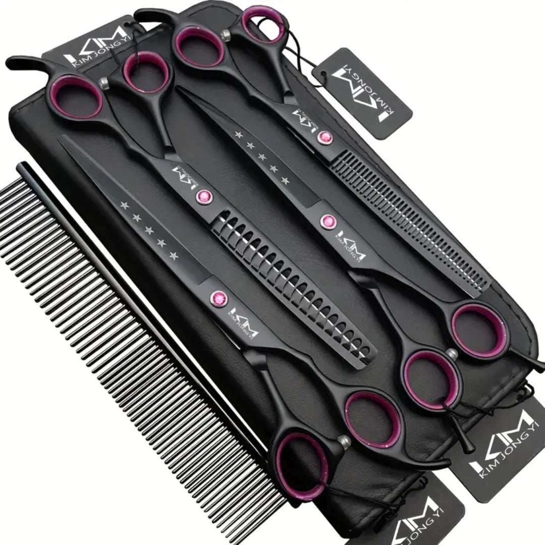 Precision Dog Grooming Shears Set for Salon-Quality Results