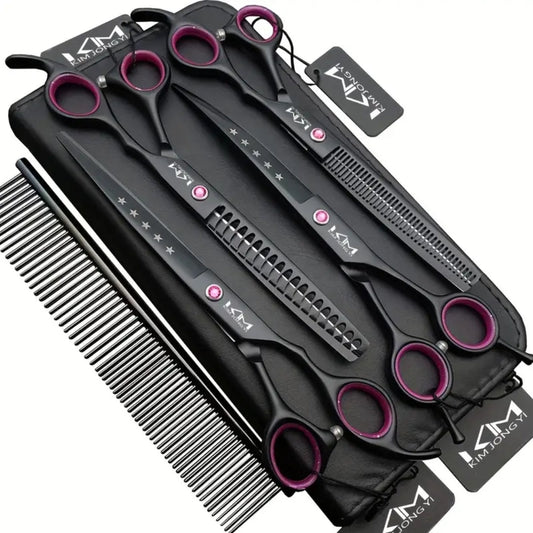 Precision Dog Grooming Shears Set for Salon-Quality Results