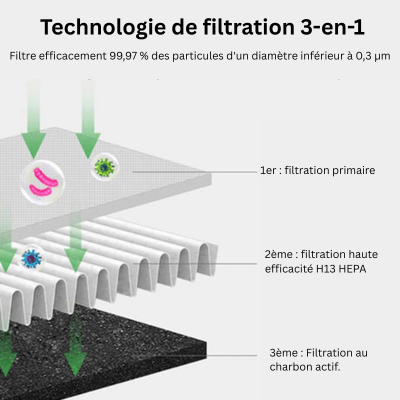 3-in-1 Air Cooler with Purification and Ionization