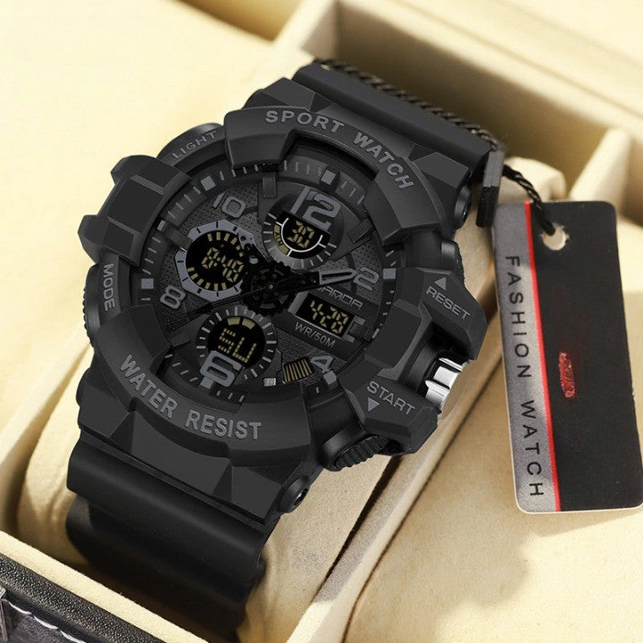 Tough Military-Grade Waterproof Digital Watch