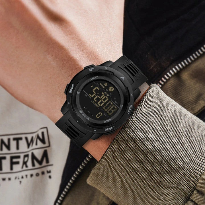 Waterproof Outdoor Fitness Digital Pedometer Watch