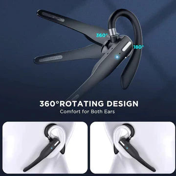Trucker Bluetooth 5.1 Dual Mic Noise Cancelling Wireless Headset/Earpiece
