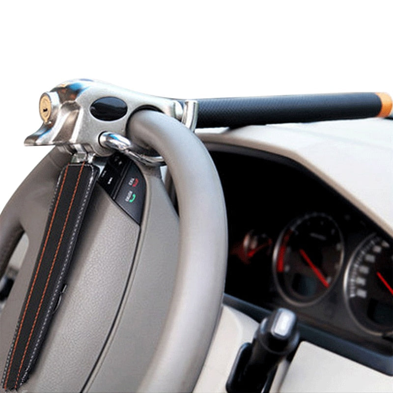 Heavy Duty Car Steering Wheel Security Lock for Enhanced Protection