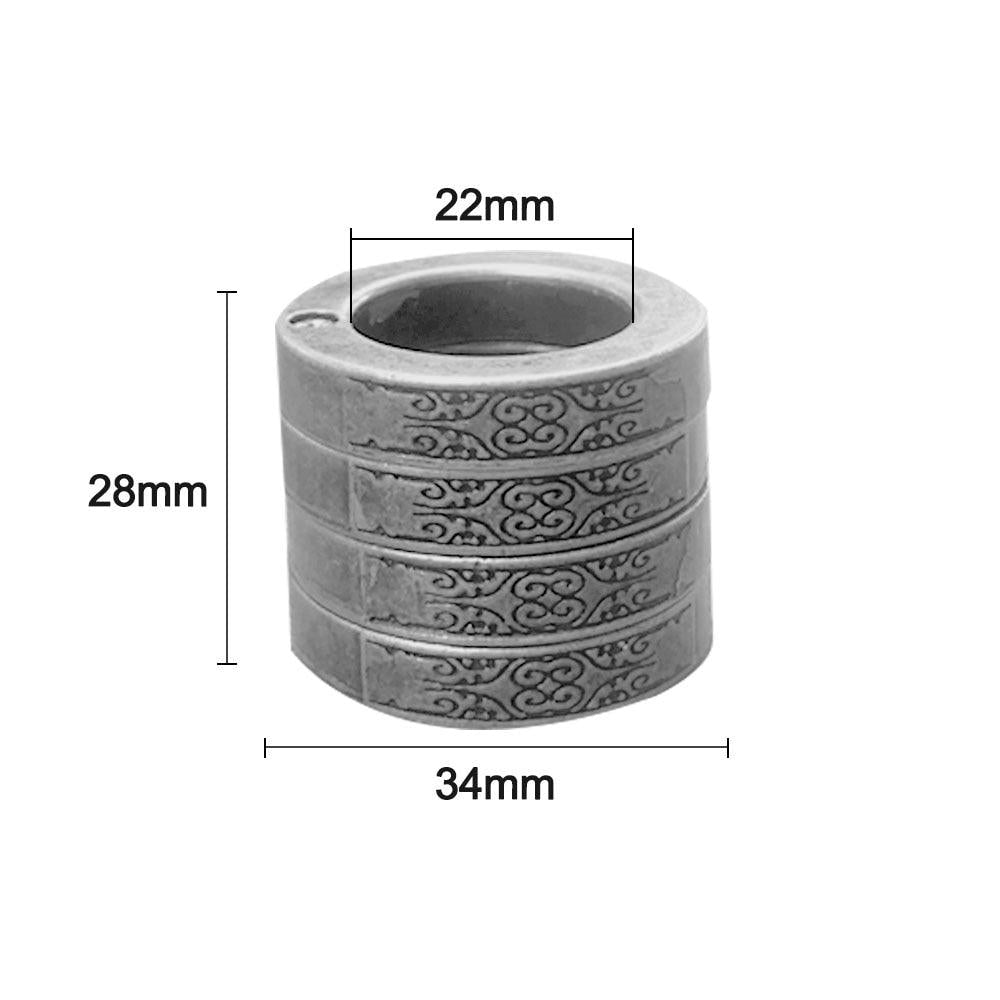 Self-Defense Stackable Rings for Personal Protection