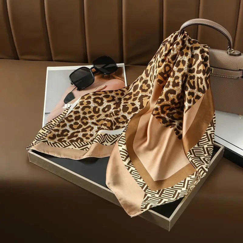 Retro Korean Style Faux Silk Fashion Scarf