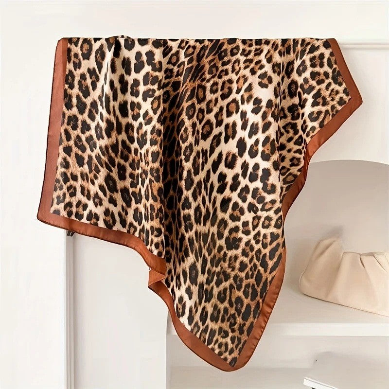 Retro Korean Style Faux Silk Fashion Scarf