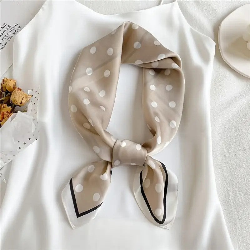 Retro Korean Style Faux Silk Fashion Scarf