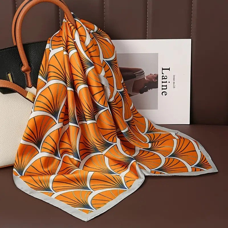 Retro Korean Style Faux Silk Fashion Scarf