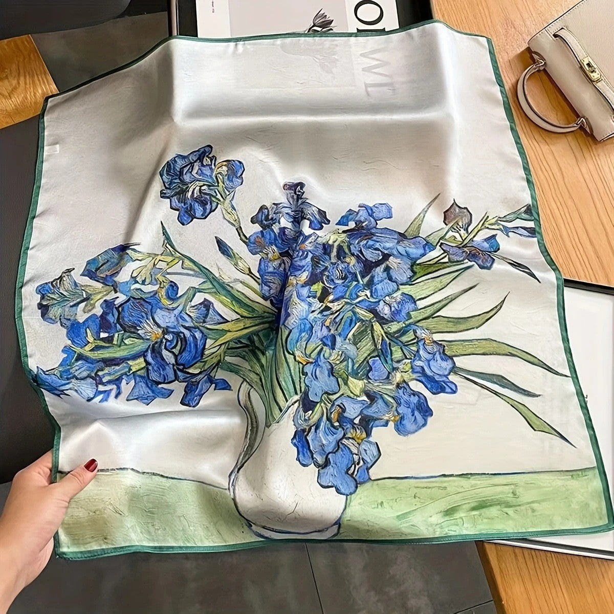 Retro Korean Style Faux Silk Fashion Scarf