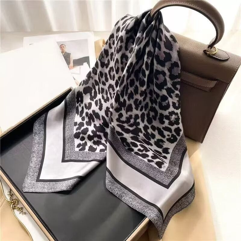 Retro Korean Style Faux Silk Fashion Scarf
