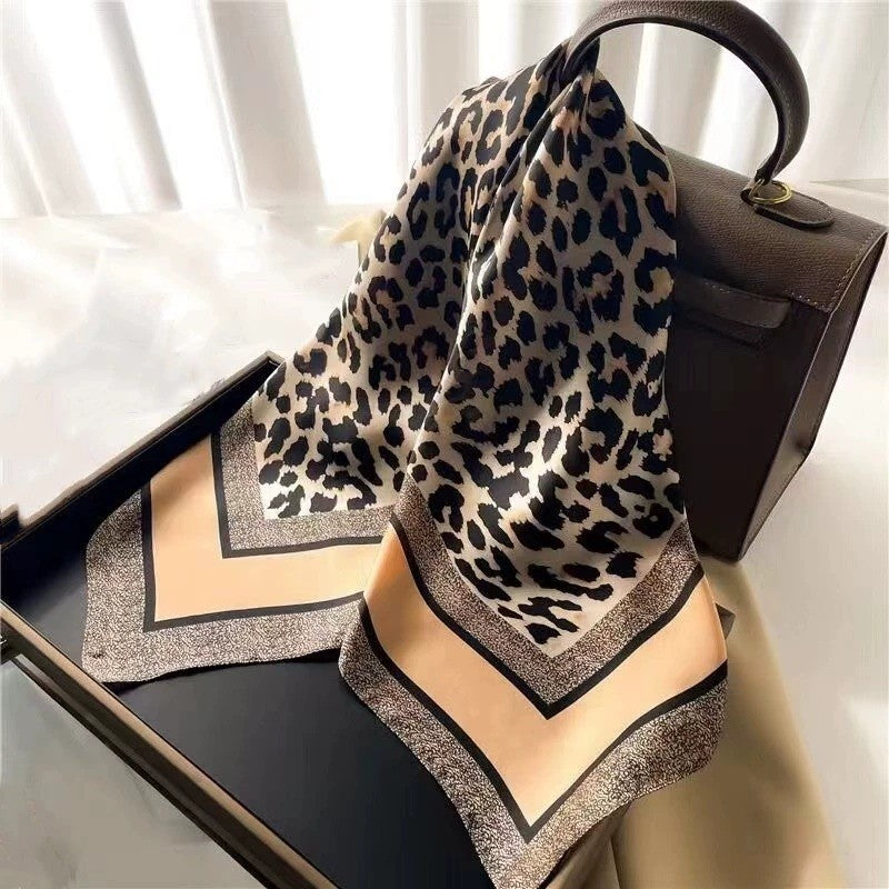 Retro Korean Style Faux Silk Fashion Scarf