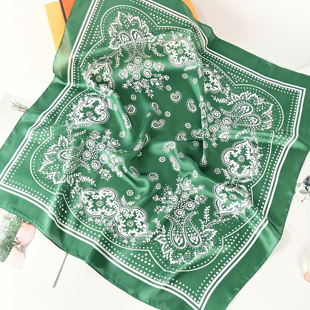 Retro Korean Style Faux Silk Fashion Scarf