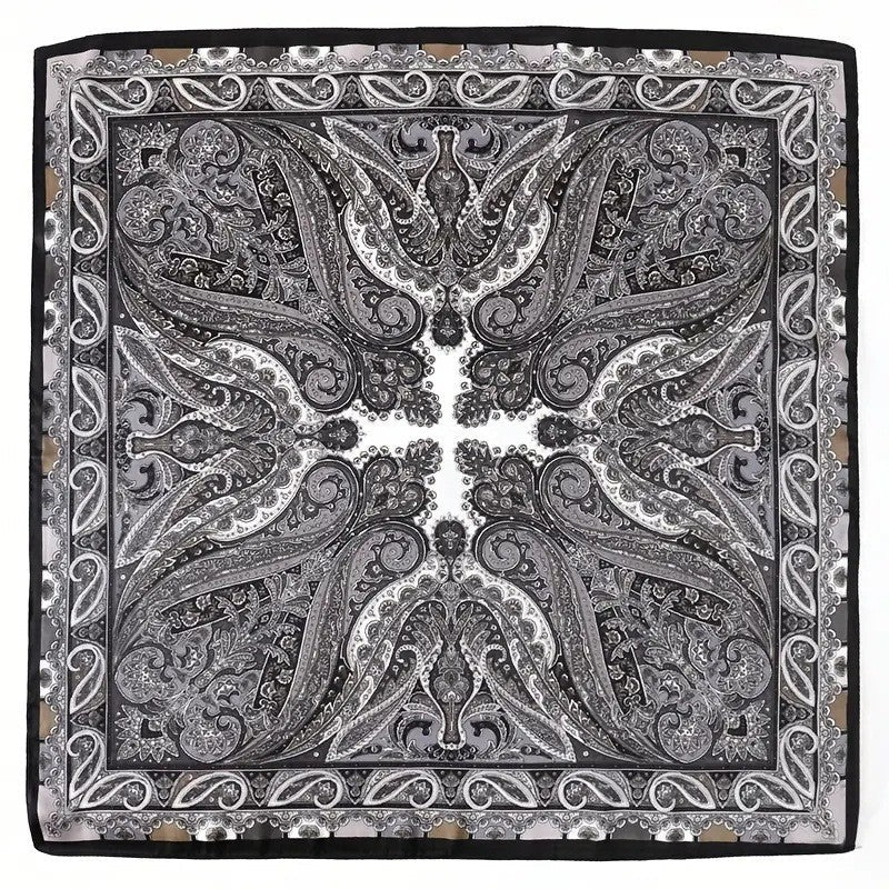 Retro Korean Style Faux Silk Fashion Scarf