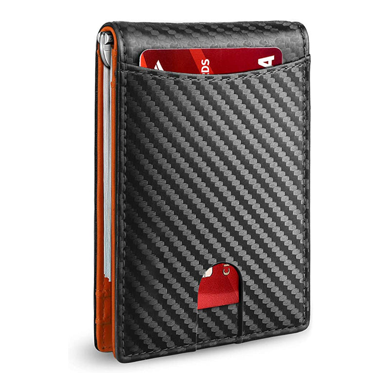 Genuine Leather Anti-theft Card Holder with RFID Protection