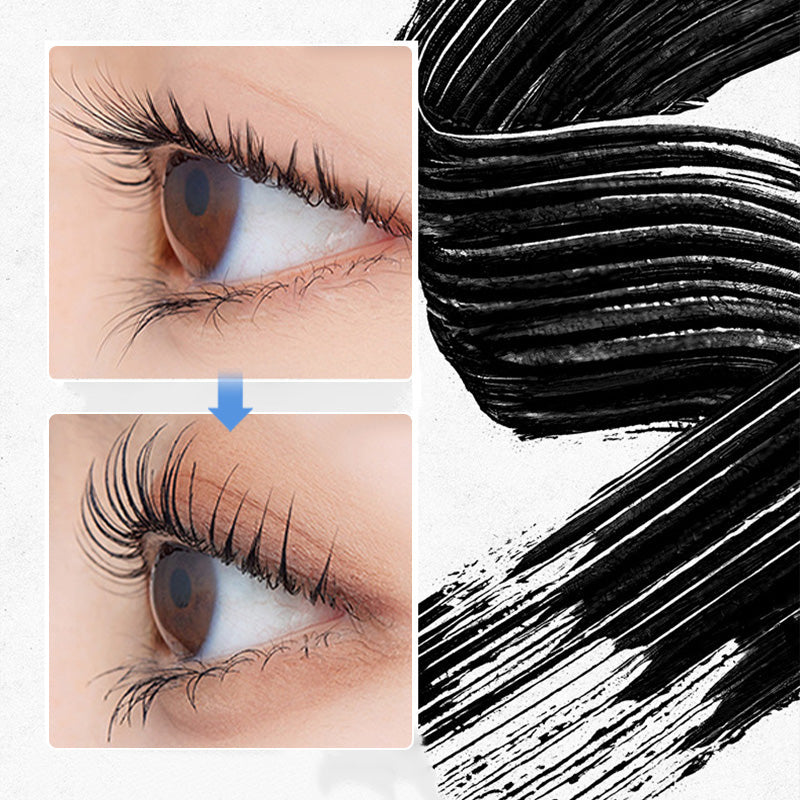 3D Curling Mascara with Metal Curlers - Long-lasting & Waterproof