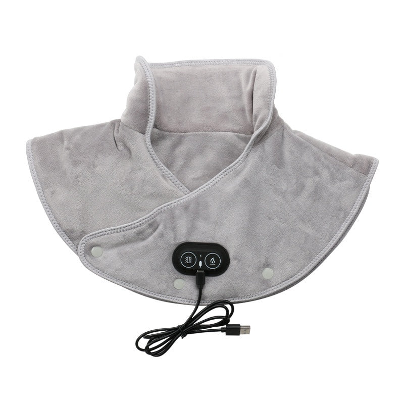 Electric Neck & Shoulder Heating Pad with Vibrating Massage