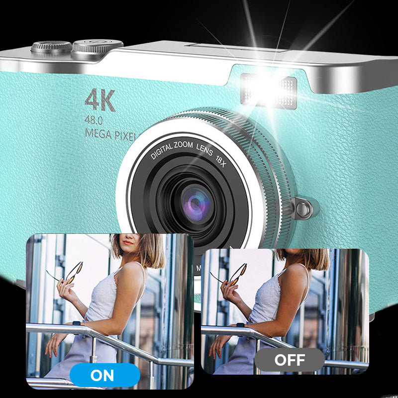 4K UHD Flip Screen Camera with High-Speed Autofocus