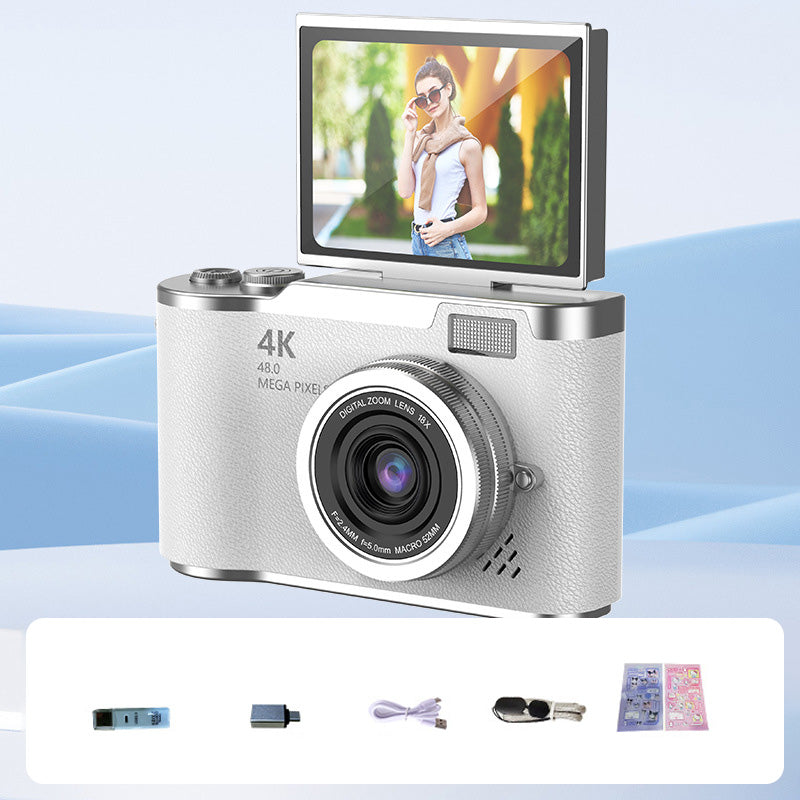 4K UHD Flip Screen Camera with High-Speed Autofocus