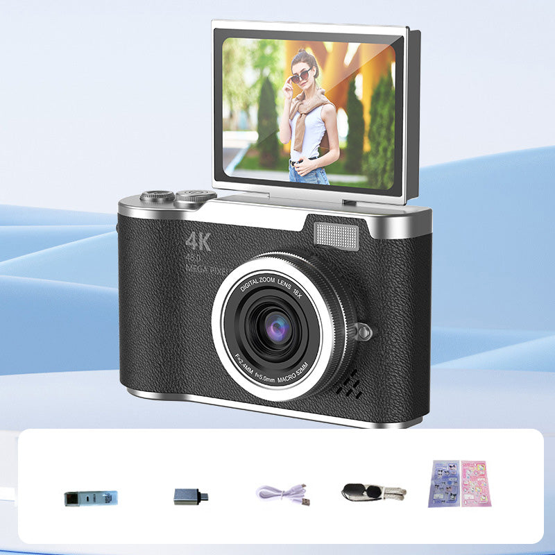 4K UHD Flip Screen Camera with High-Speed Autofocus