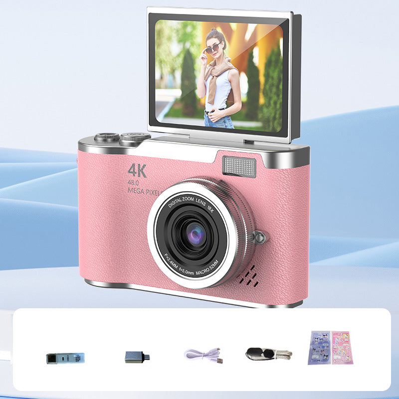 4K UHD Flip Screen Camera with High-Speed Autofocus
