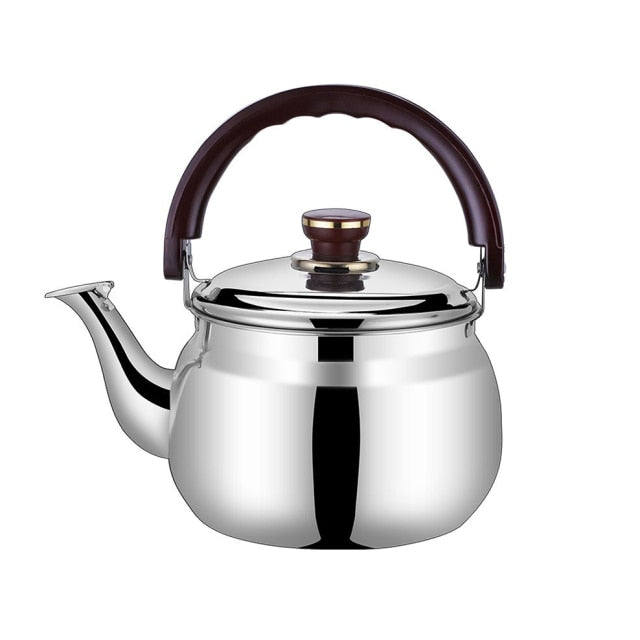 Stainless Steel Whistling Kettle – Durable, Thick-Walled, and Elegant