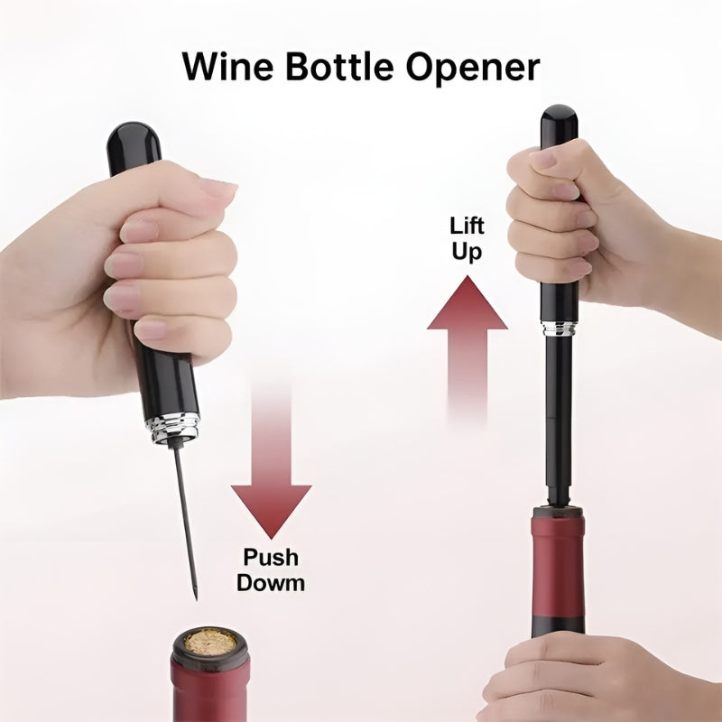 Air Pressure Cork Remover for Effortless Wine Opening