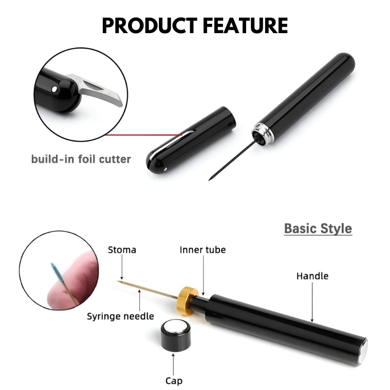 Air Pressure Cork Remover for Effortless Wine Opening