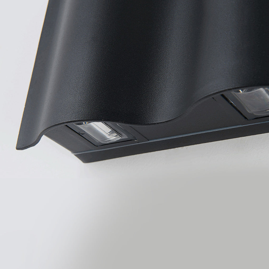 Outdoor Black LED Wall Light for Stylish Illumination