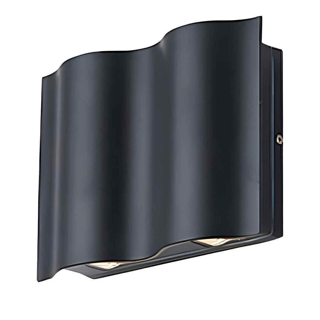 Outdoor Black LED Wall Light for Stylish Illumination