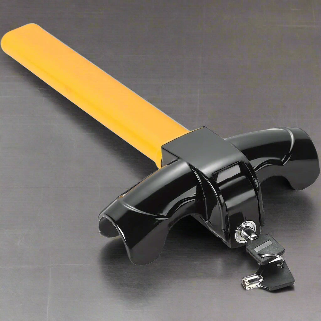 Universal Car Steering Wheel Lock - Heavy-Duty Anti-Theft Security Device