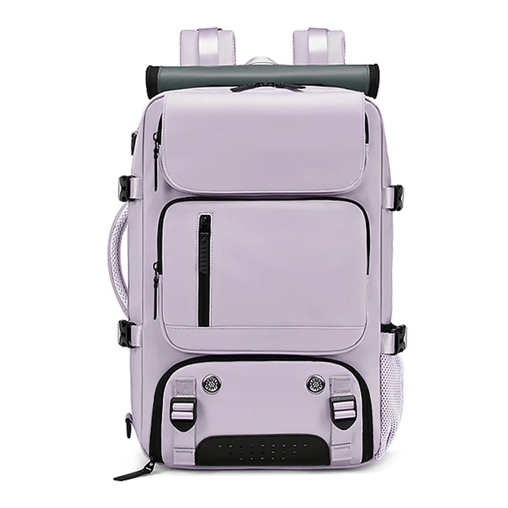 Waterproof Travel Backpack with USB, Shoe Area & Secure Pocket