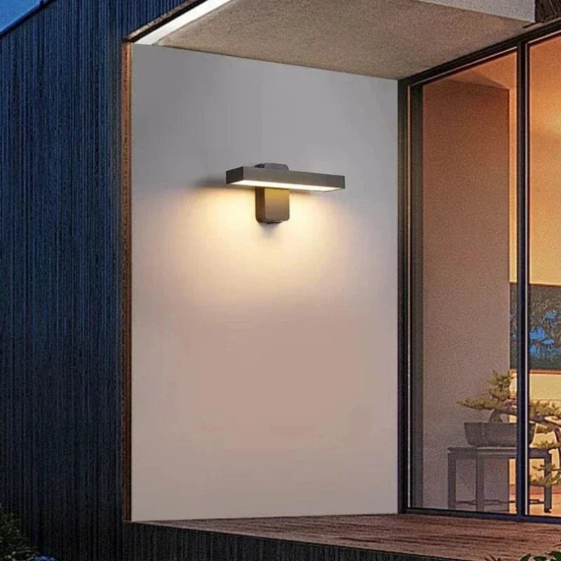 PIR Motion Sensor LED Wall Light, Weatherproof & Adjustable for Outdoor Spaces
