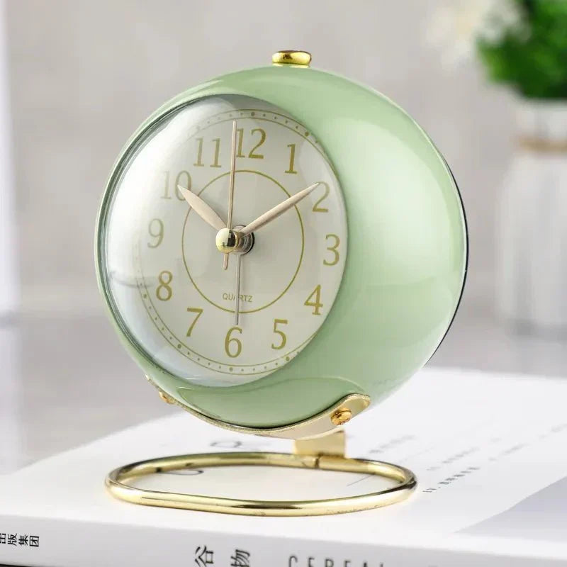 Vintage-Inspired Creative Alarm Clock with Silent Function